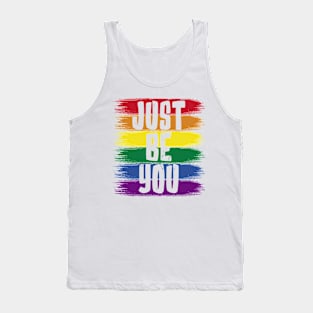 Just Be You, LGBT Flag Tank Top